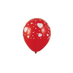Nafukovacie balóniky WIMEX Biele srdiečka L, 30 cm, 5 ks